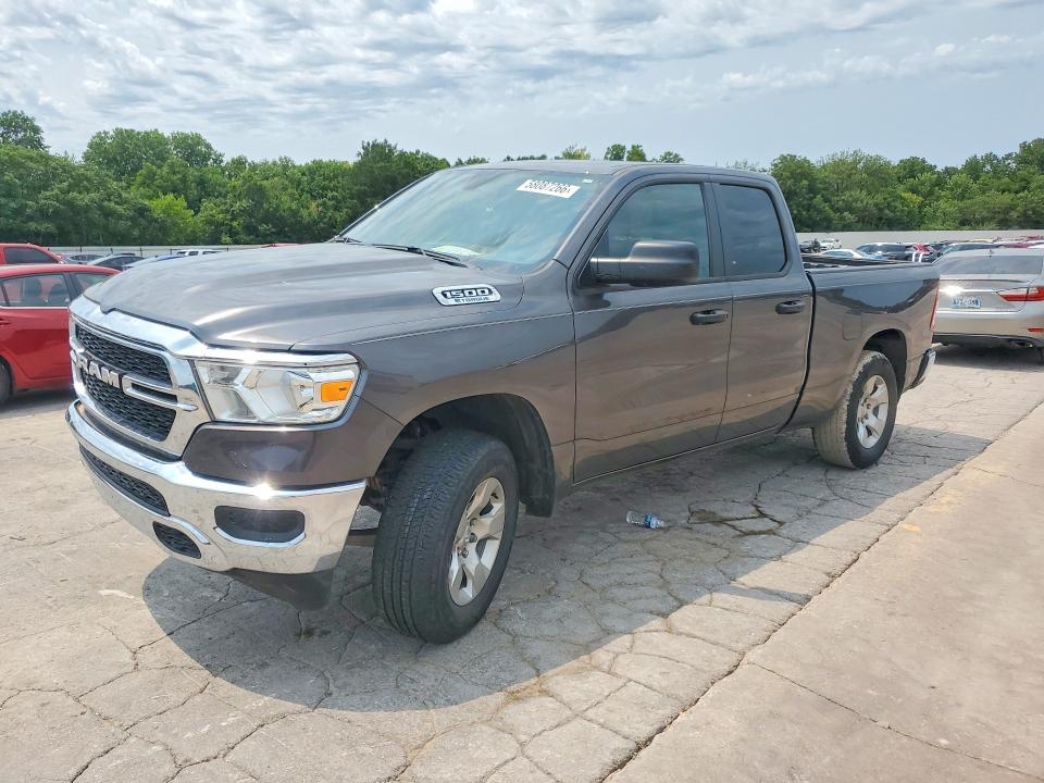 2024 Ram 1500 VIN 1C6SRECG3RN205632 COPART salvage auction — FRONT END, Ok - Cert Of Title-Salvage, sold $8,700 on 2026-07-30 (photo 1)