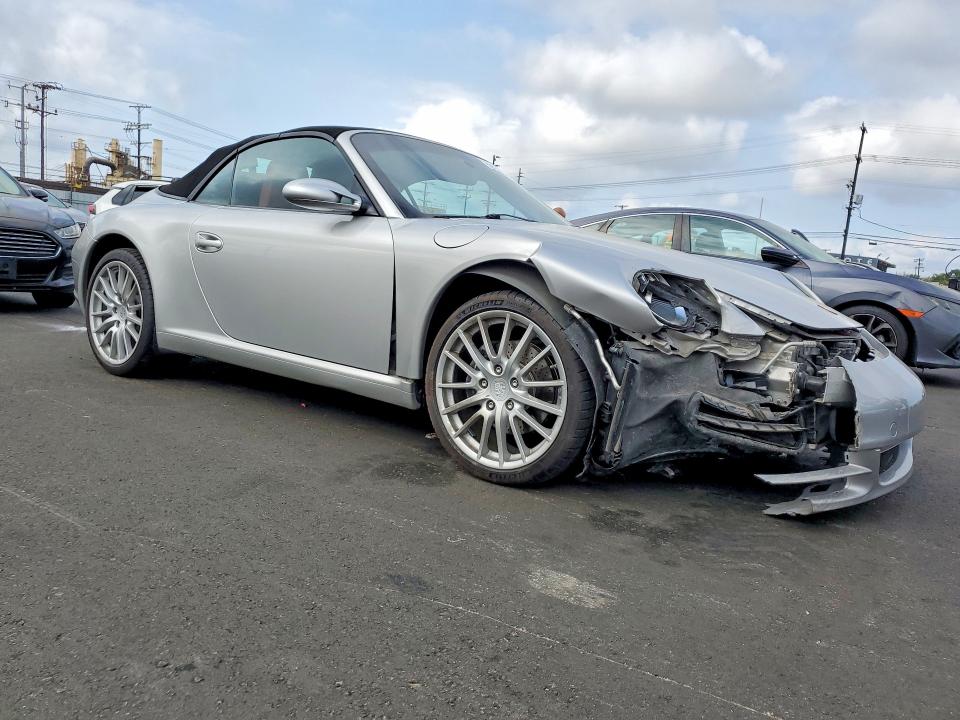 2007 Porsche 911 VIN WP0CA29937S765922 COPART salvage auction — FRONT END, Ca - Salvage Certificate, sold $13,200 on 2026-07-15 (photo 4)