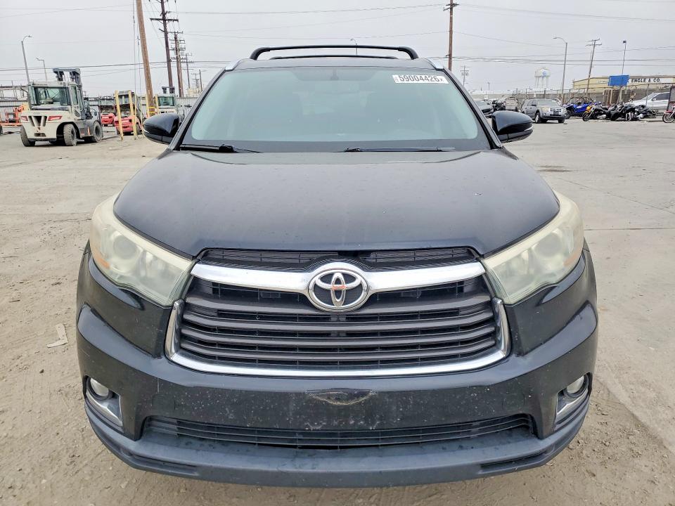 2015 Toyota Highlander VIN 5TDDKRFH0FS145543 COPART salvage auction — MINOR DENT/SCRATCHES, CA - DIS/DLR/EXP ONLY CLEAN TITLE, sold $8,100 on 2026-07-13 (photo 5)