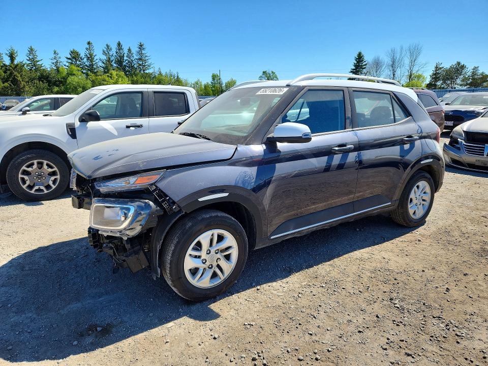 2024 Hyundai Venue VIN KMHRC8A33RU287910 COPART salvage auction — FRONT END, ON - PERMIT SALVAGE, sold $5,300 on 2026-07-07 (photo 1)