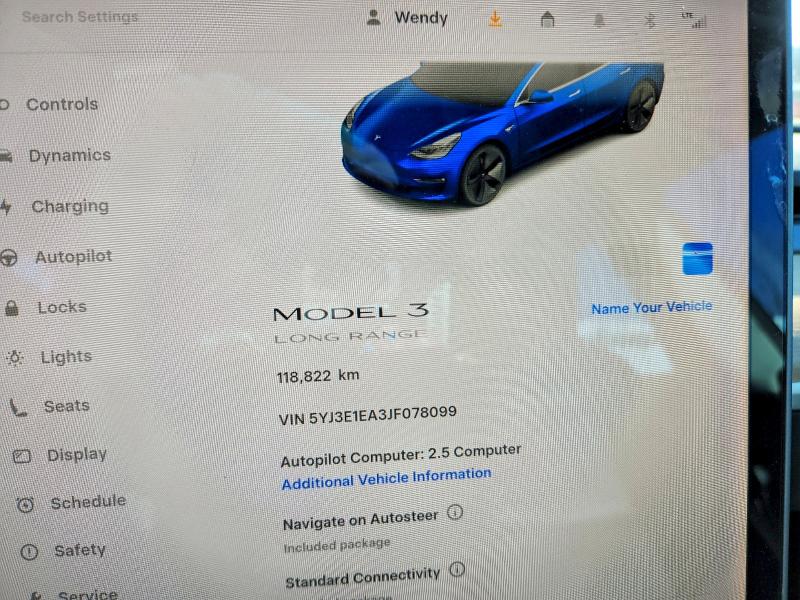 2018 Tesla Model 3 VIN 5YJ3E1EA3JF078099 COPART salvage auction — FRONT END, On - Permit No Brand - Unfit, sold $6,900 on 2026-07-02 (photo 9)