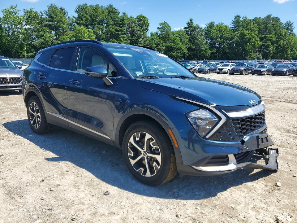 2023 Kia Sportage VIN KNDPVCAG6P7025385 COPART salvage auction — FRONT END, Ma - Cert Of Title-Salvage, sold $12,400 on 2026-07-27 (photo 4)