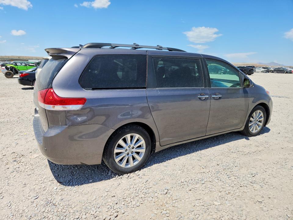 2011 Toyota Sienna VIN 5TDDK3DC2BS010367 COPART salvage auction — FRONT END, Ut - Certificate Of Title, sold $2,050 on 2026-07-21 (photo 3)