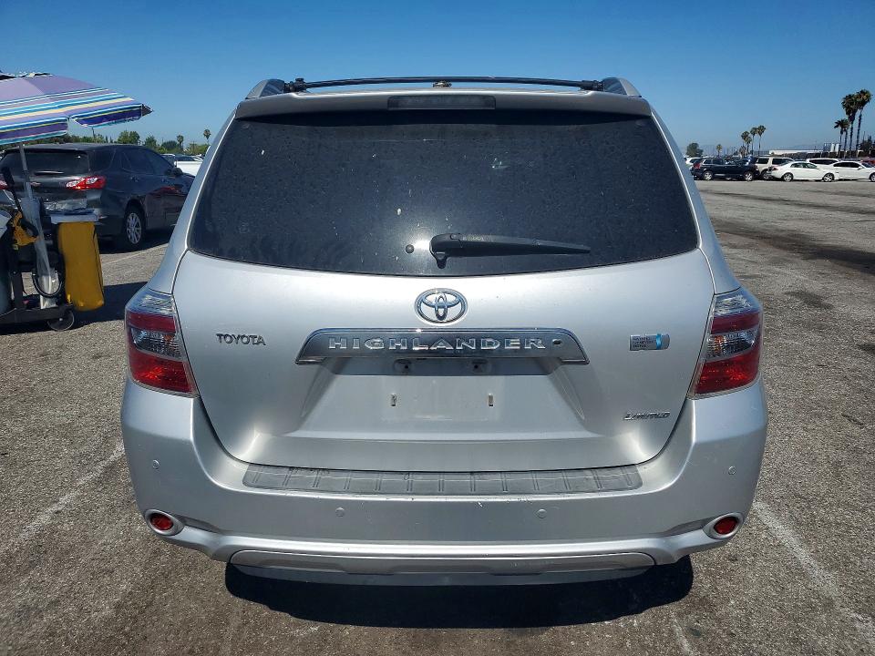 2008 Toyota Highlander hybrid VIN JTEEW44AX82001862 COPART salvage auction — NORMAL WEAR, Ca - Dis/Dlr/Exp Only Clean Title, sold $1,650 on 2026-07-10 (photo 6)