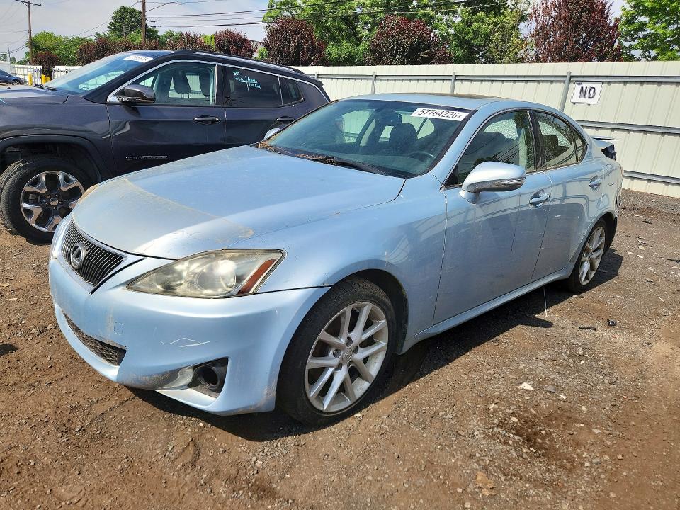 2011 Lexus Is 250 VIN JTHCF5C25B5045834 COPART salvage auction — REAR END, Ct - Certificate Of Title, sold $500 on 2026-07-24 (photo 1)