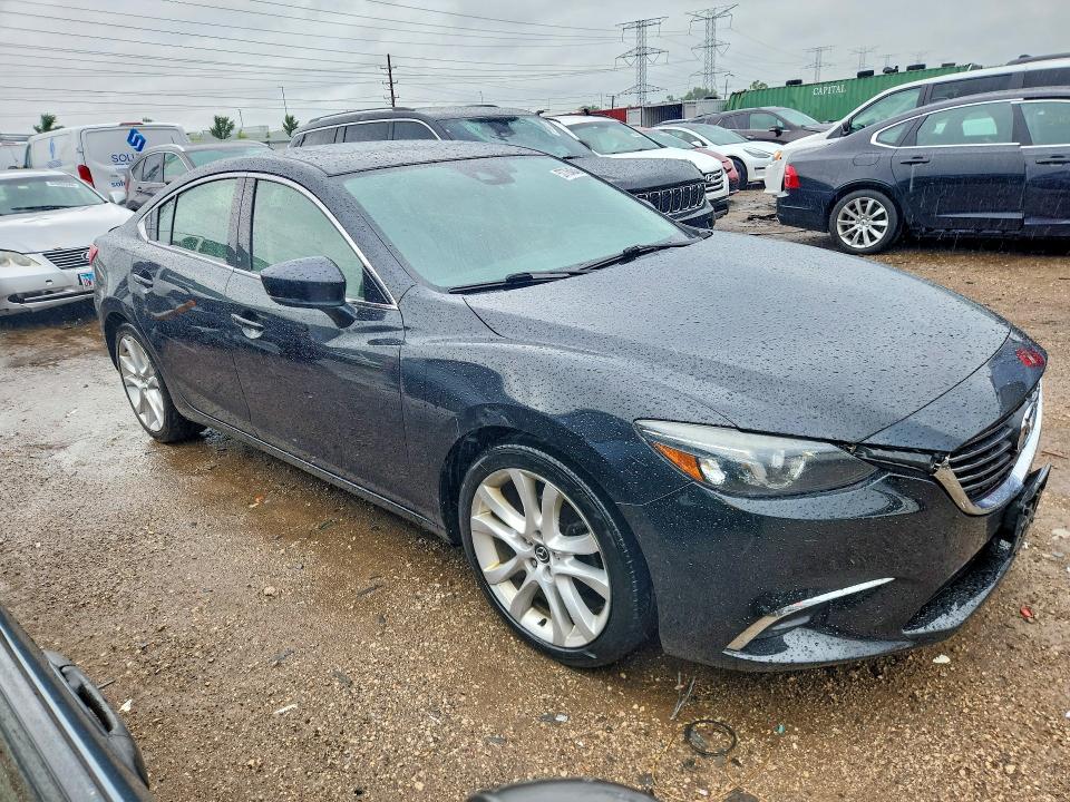 2017 Mazda 6 VIN JM1GL1V50H1105773 COPART salvage auction — FRONT END, Il - Certificate Of Title, sold $3,050 on 2026-07-24 (photo 4)