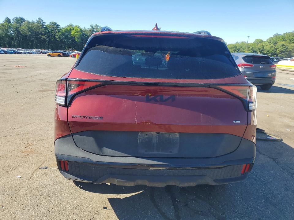 2025 Kia Sportage VIN 5XYK6CDF1SG263294 COPART salvage auction — FRONT END, Nh - Cert Of Title-Salvage, sold $7,300 on 2026-07-28 (photo 6)