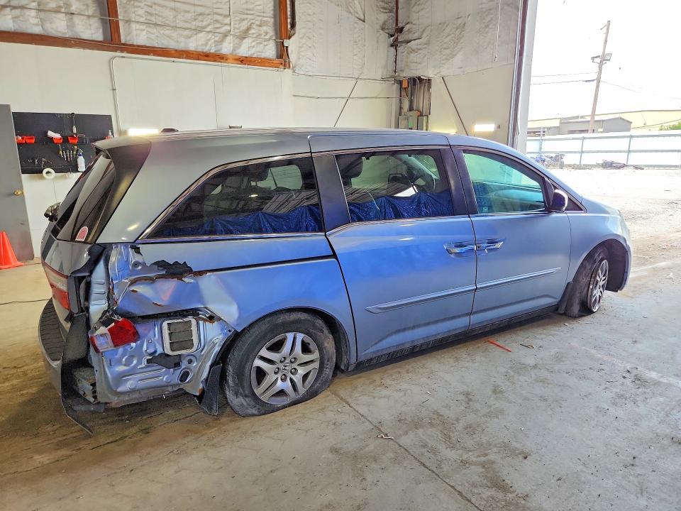 2012 Honda Odyssey VIN 5FNRL5H63CB037229 COPART salvage auction — MECHANICAL, Wv - Certificate Of Title (P), sold $1,200 on 2026-08-03 (photo 3)