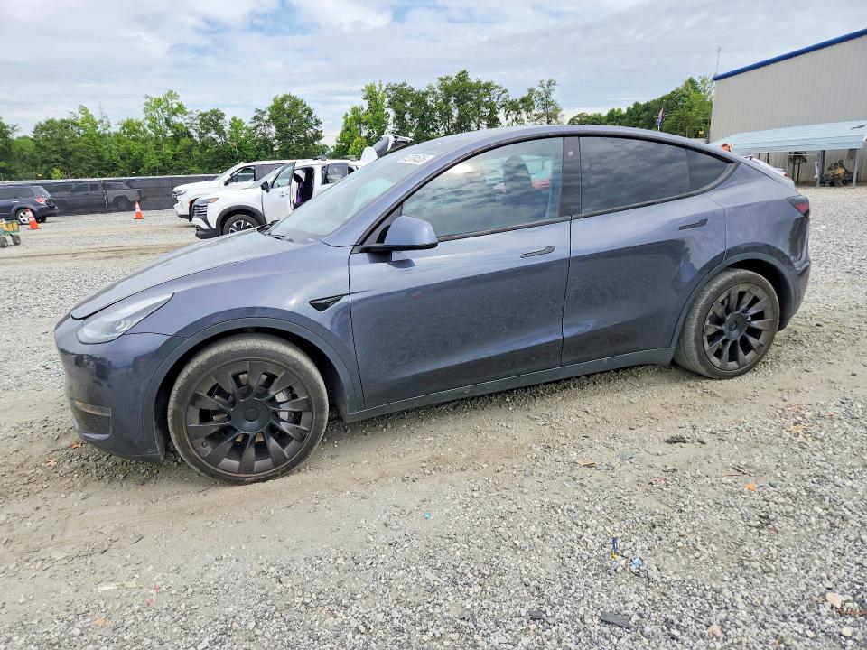 2020 Tesla Model y VIN 5YJYGDEE9LF036494 COPART salvage auction — SIDE, Sc - Cert Of Title-Salvage, sold $12,700 on 2026-07-27 (photo 1)