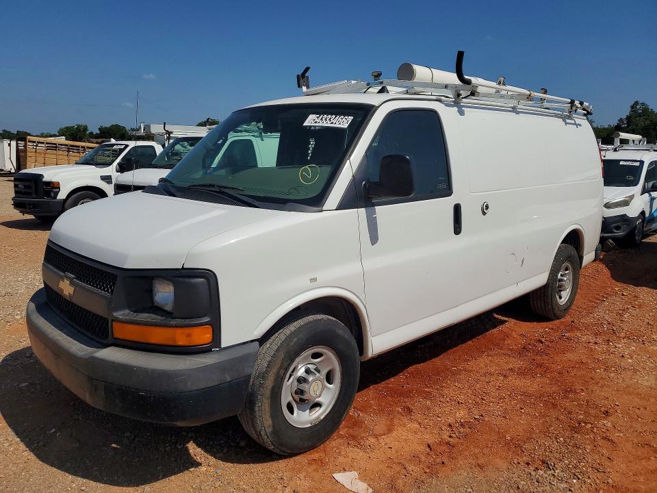 2013 Chevrolet Express 2500 VIN 1GCWGFCA6D1903329 COPART salvage auction — MINOR DENT/SCRATCHES, Ok - Certificate Of Title, sold $1,400 on 2026-07-09 (photo 1)