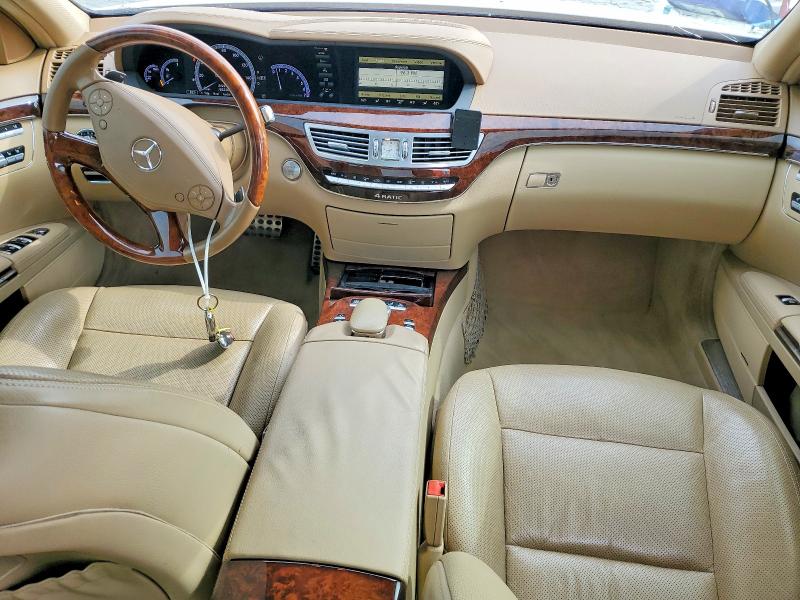 2010 Mercedes-benz S-klasse VIN WDDNG8GB4AA338493 COPART salvage auction — REAR END, Tn - Salvage Certificate, sold $2,550 on 2026-08-03 (photo 8)
