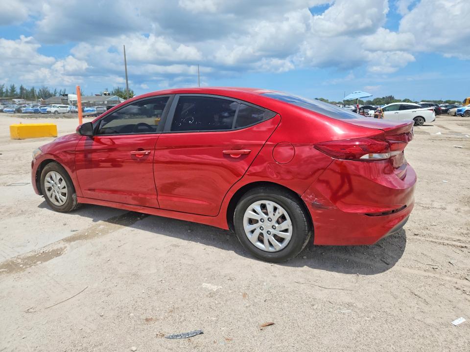2018 Hyundai Elantra VIN 5NPD74LFXJH294676 COPART salvage auction — REAR END, Fl - Cert Of Ttl-Rebuilt&Slvg Rbld, sold $2,150 on 2026-07-02 (photo 2)