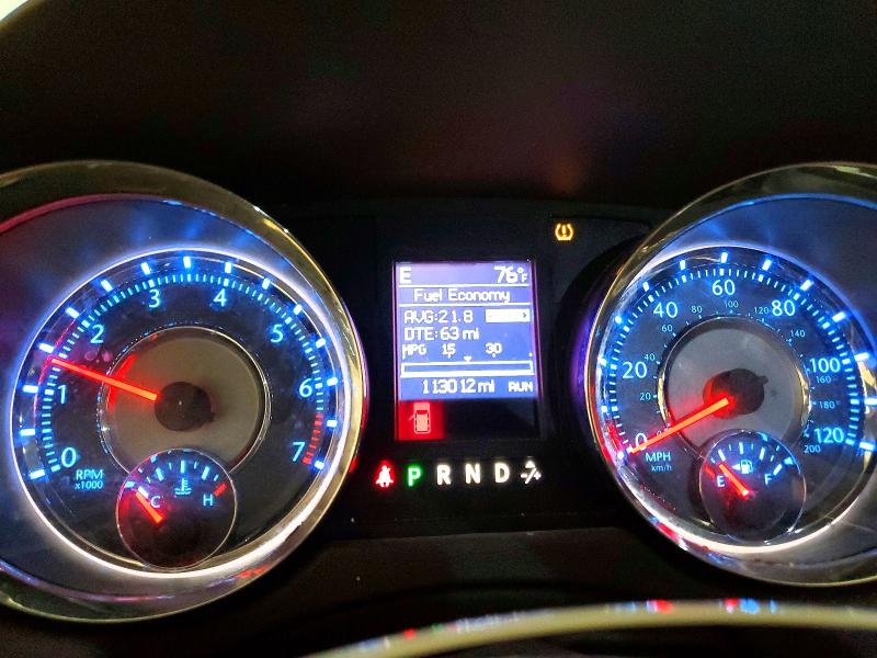 2012 Chrysler VIN 2C4RC1BG7CR339718 COPART salvage auction — FRONT END, Salvage Title, sold $2,000 on 2026-07-29 (photo 9)