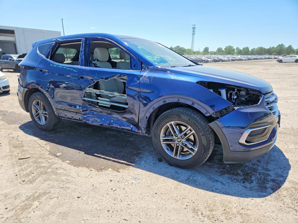2017 Hyundai Santa fe VIN 5XYZTDLBXHG472554 COPART salvage auction — SIDE, Va - Cert Of Title - Salvage, sold $2,800 on 2026-07-29 (photo 4)