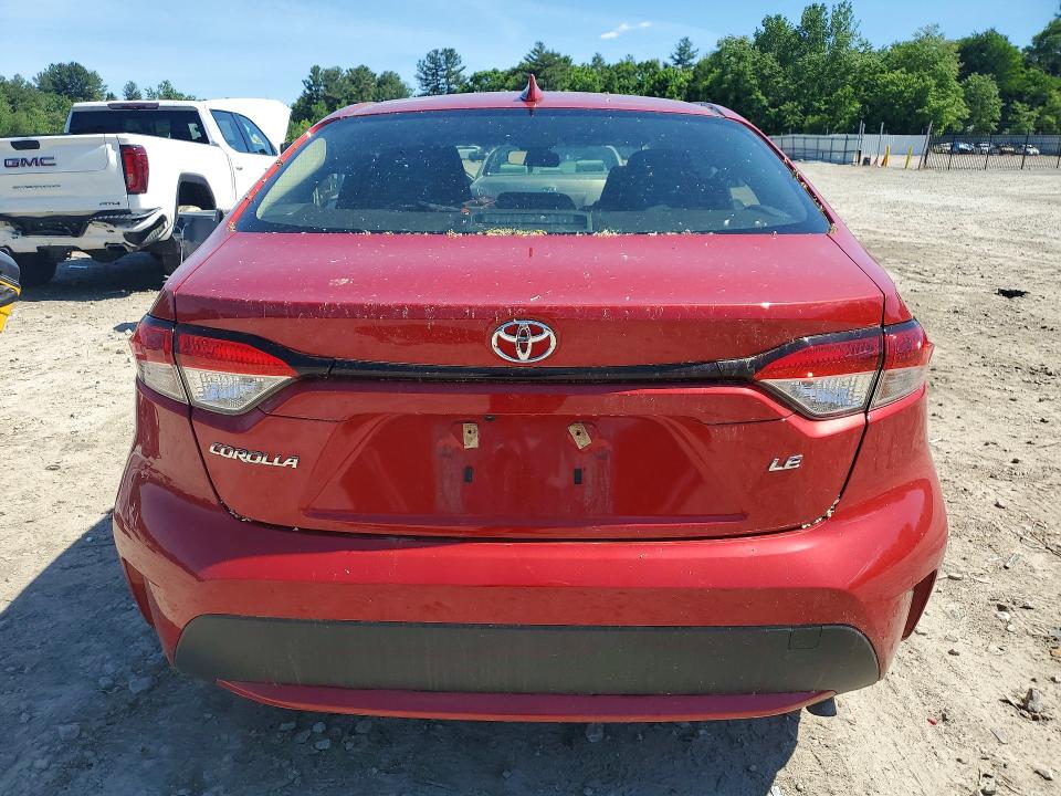 2020 Toyota Corolla VIN JTDEPRAE1LJ082142 COPART salvage auction — FRONT END, MA - CERT OF TITLE-SALVAGE, sold $2,900 on 2026-07-30 (photo 6)