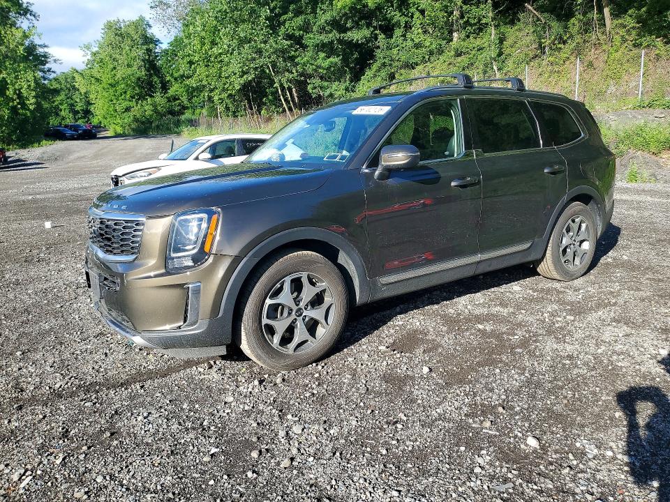 2021 Kia Telluride VIN 5XYP3DHC5MG132506 COPART salvage auction — FRONT END, NY - MV-907A SALVAGE CERTIFICATE, sold $5,200 on 2026-07-02 (photo 1)