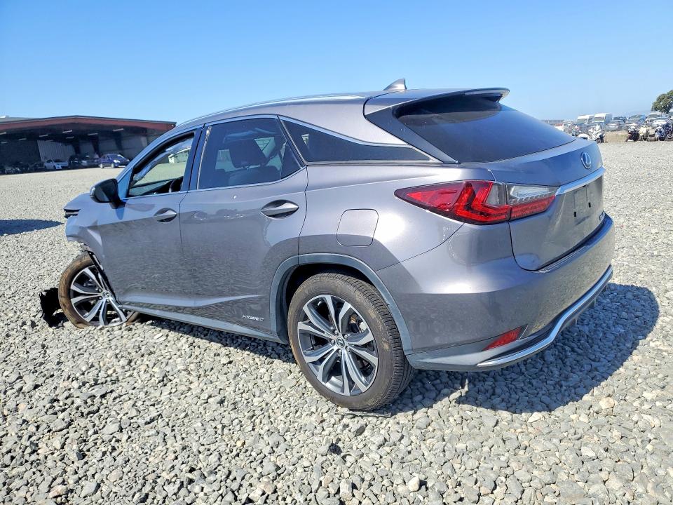 2021 Lexus Rx VIN 2T2HGMDA9MC069611 COPART salvage auction — FRONT END, Ca - Salvage Certificate, sold $15,700 on 2026-07-18 (photo 2)