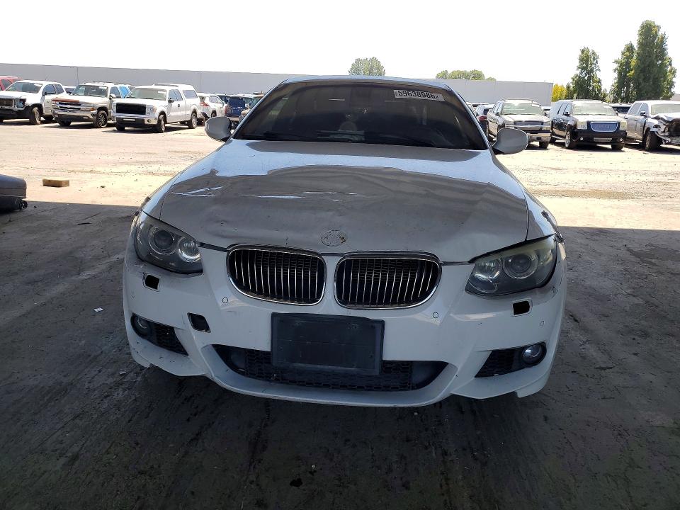 2011 BMW 3 series VIN WBAKG7C50BE598999 COPART salvage auction — FRONT END, Ca - Dis/Dlr/Exp App For Dup Clean, sold $400 on 2026-07-09 (photo 5)