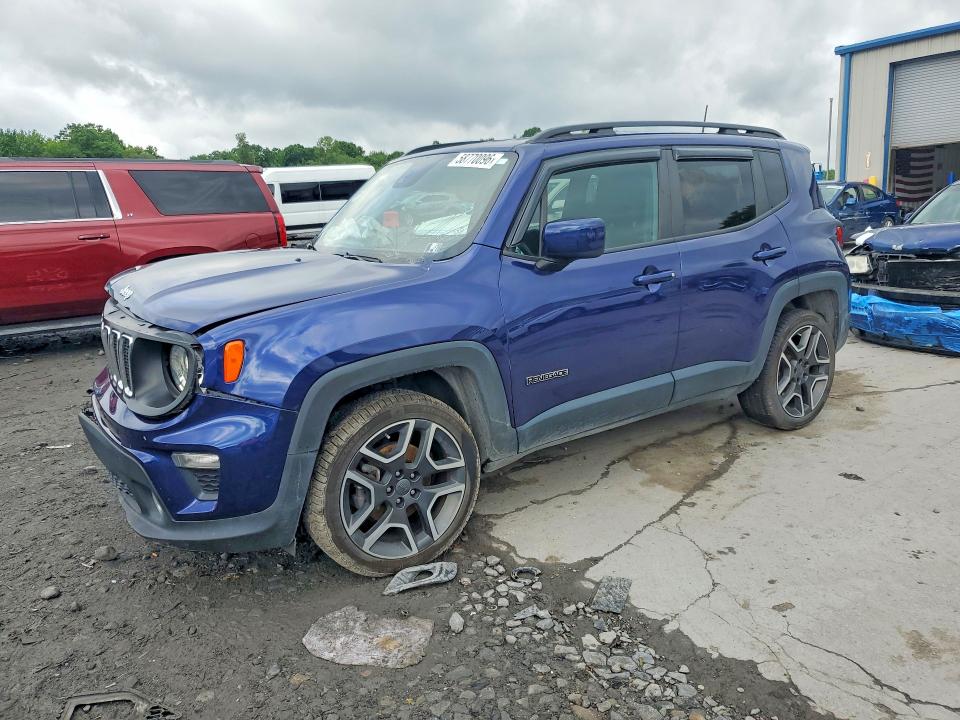 2021 Jeep VIN ZACNJDBB3MPM22236 COPART salvage auction — FRONT END, Pa - Certificate Of Salvage, sold $750 on 2026-08-05 (photo 1)