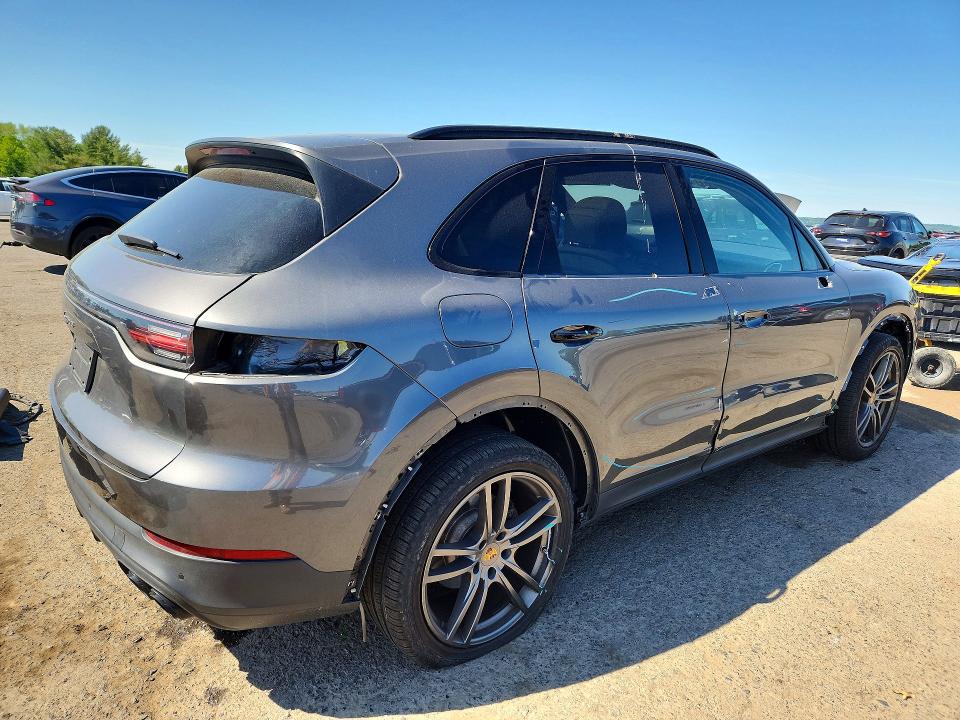 2021 Porsche Cayenne VIN WP1AA2AY2MDA04467 COPART salvage auction — FRONT END, Pa - Certificate Of Salvage, sold $20,500 on 2026-07-14 (photo 3)