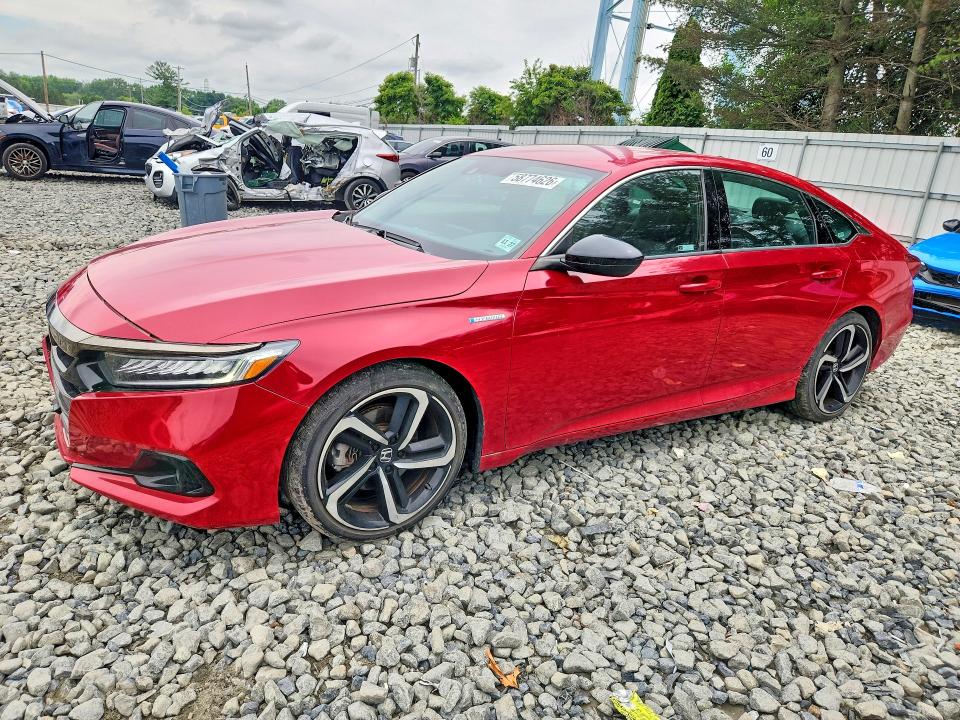 2022 Honda Accord VIN 1HGCV3F24NA013040 COPART salvage auction — FRONT END, Nj - Cert Of Title-Salvage, sold $8,600 on 2026-07-27 (photo 1)