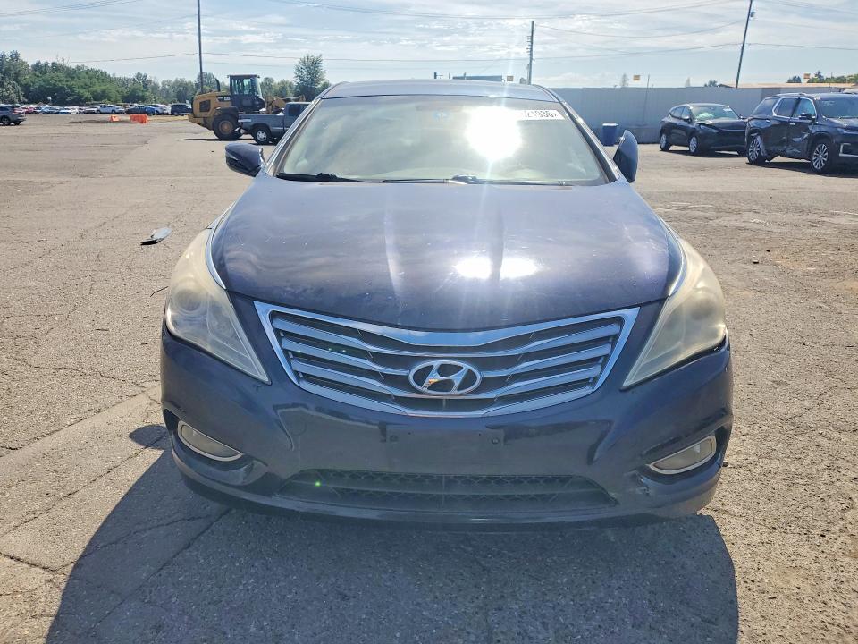 2013 Hyundai Azera VIN KMHFG4JG1DA261402 COPART salvage auction — FRONT END, Tx - Certificate Of Title (P), sold $325 on 2026-07-27 (photo 5)