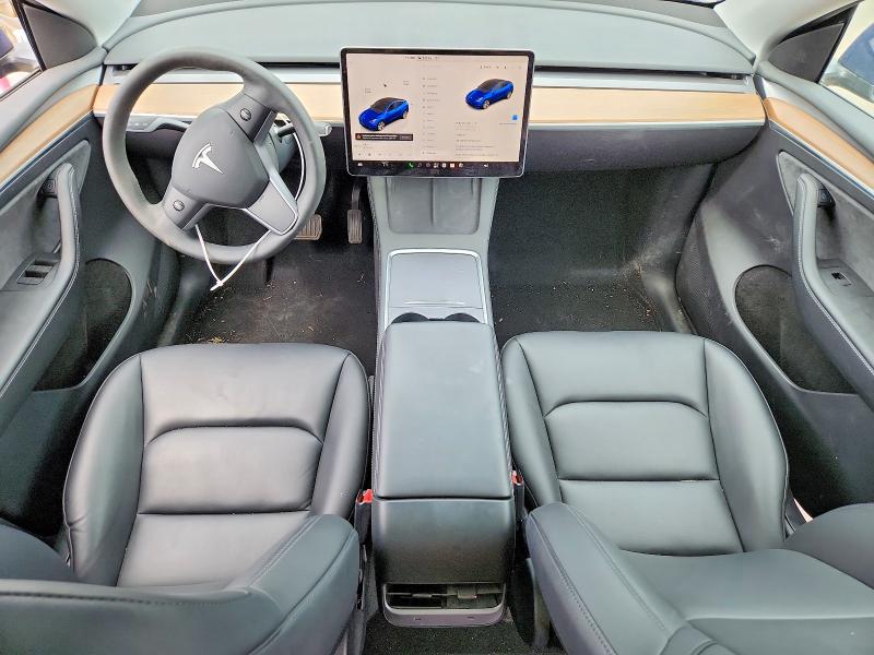 2023 Tesla Model y VIN 7SAYGDEE1PA043249 COPART salvage auction — FRONT END, Ct - Cert Of Title-Salvage, sold $12,600 on 2026-07-06 (photo 8)