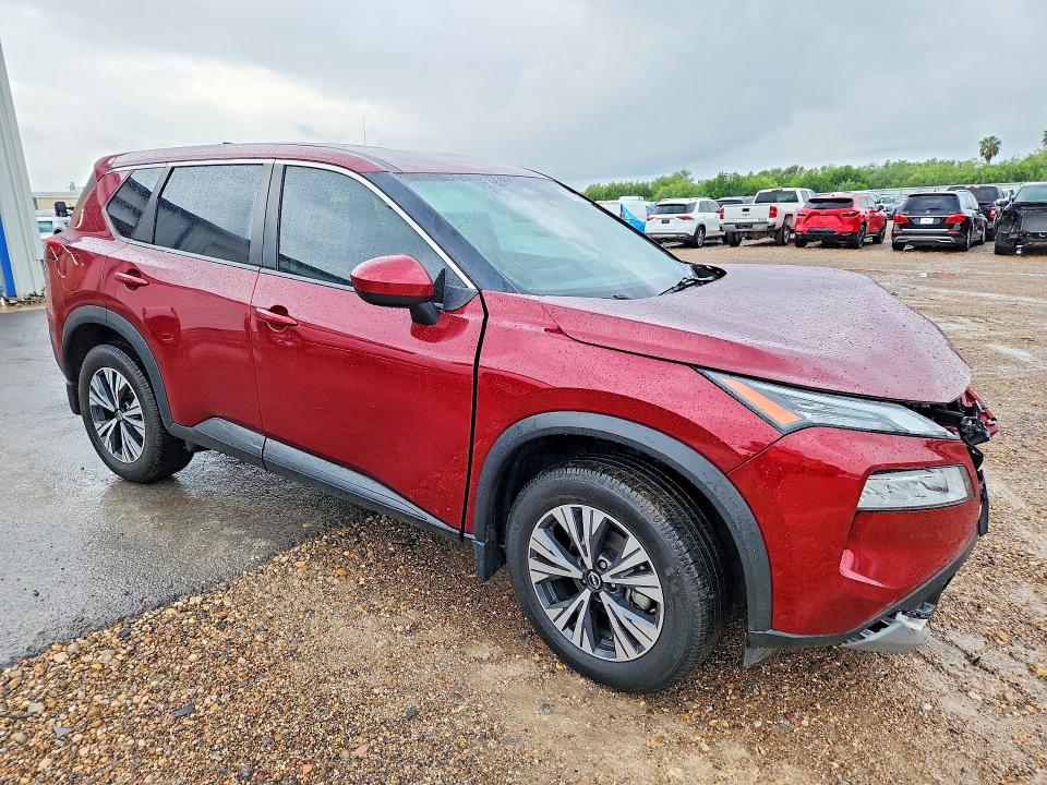 2023 Nissan Rogue VIN JN8BT3BA7PW006901 COPART salvage auction — FRONT END, Tx - Salvage Vehicle Title, sold $5,300 on 2026-07-15 (photo 4)
