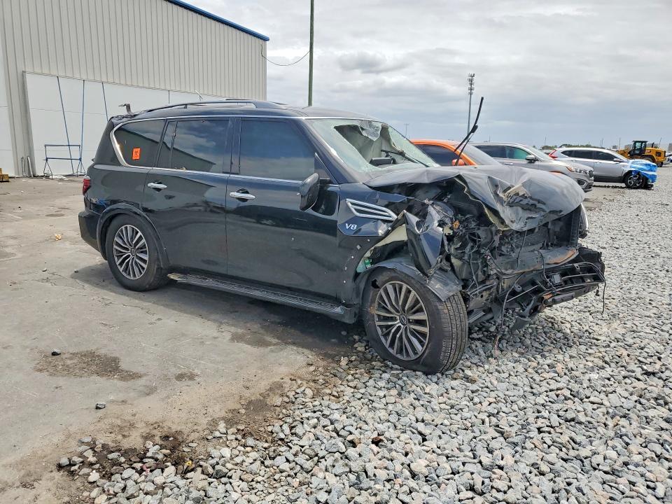 2022 Nissan Armada VIN JN8AY2BC1N9161707 COPART salvage auction — ROLLOVER, Fl - Certificate Of Destruction, sold $3,500 on 2026-07-27 (photo 4)