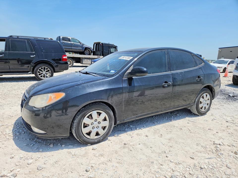 2009 Hyundai Elantra VIN KMHDU46D69U615077 COPART salvage auction — FRONT END, TX - SALVAGE VEHICLE TITLE, sold $325 on 2026-07-23 (photo 1)