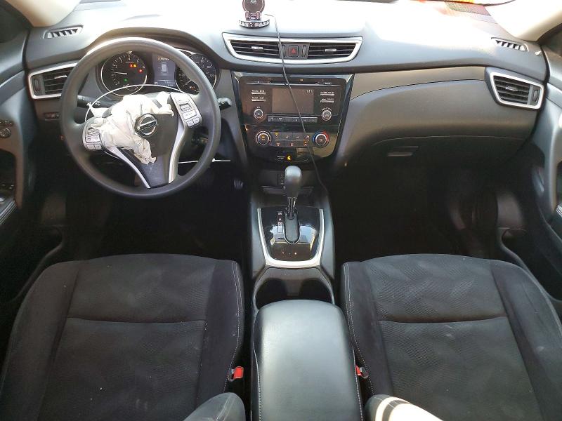 2016 Nissan Rogue VIN JN8AT2MT7GW023217 COPART salvage auction — FRONT END, Nv - Salvage Title, sold $1,900 on 2026-07-08 (photo 8)