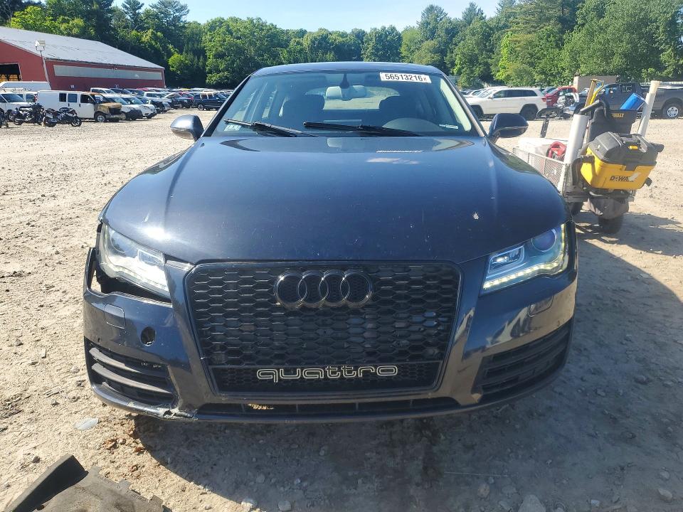 2012 Audi A7 VIN WAUYGAFC2CN037254 COPART salvage auction — FRONT END, Mt - Certificate Of Title, sold $1,600 on 2026-07-09 (photo 5)