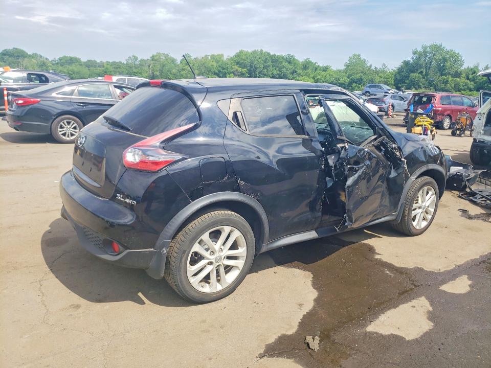 2015 Nissan Juke VIN JN8AF5MV3FT559382 COPART salvage auction — ROLLOVER, Ct - Cert Of Title-Salvage, sold $600 on 2026-07-10 (photo 3)