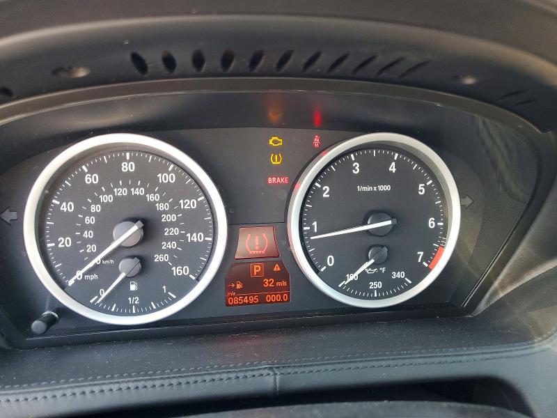 2010 BMW 6 series VIN WBAEB5C56AC225573 COPART salvage auction — SIDE, Fl - Certificate Of Title, sold $2,100 on 2026-07-10 (photo 9)