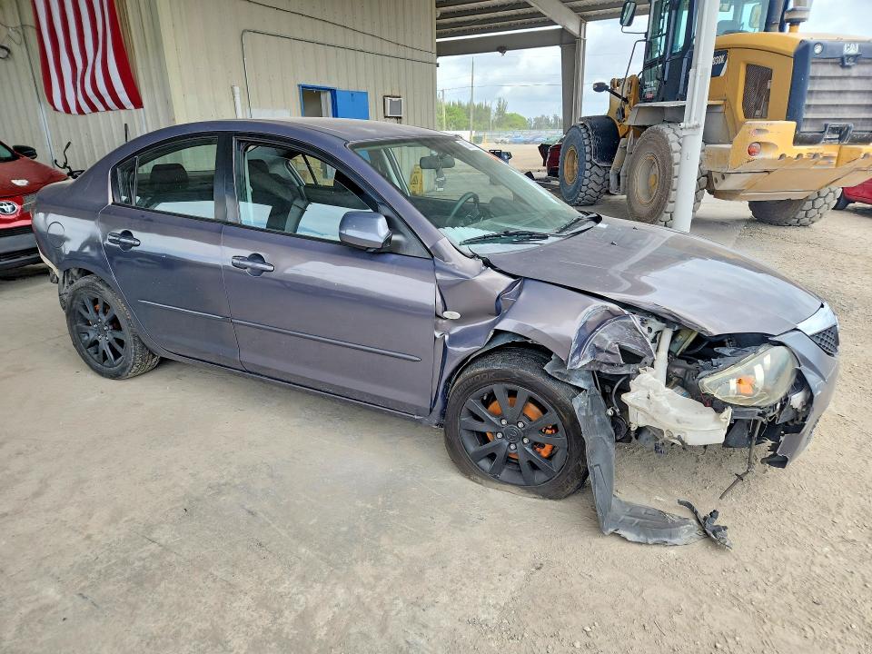 2008 Mazda 3 VIN JM1BK12G381826494 COPART salvage auction — FRONT END, Fl - Cert Of Title Slvg Rebuildable, sold $15 on 2026-07-22 (photo 4)