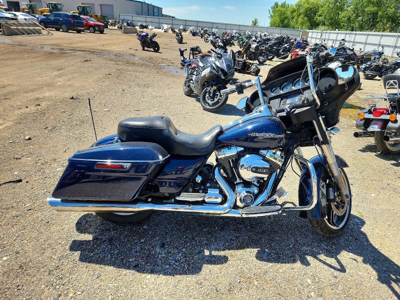 2014 Harley-davidson Street glide VIN 1HD1KBM11EB604843 COPART salvage auction — NORMAL WEAR, In - Certificate Of Title (P), sold $5,400 on 2026-07-09 (photo 1)