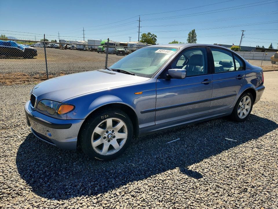 2002 BMW 3er VIN WBAEU33442PF71866 COPART salvage auction — SIDE, OR - SALVAGE TITLE CERTIFICATE, sold $575 on 2026-07-07 (photo 1)