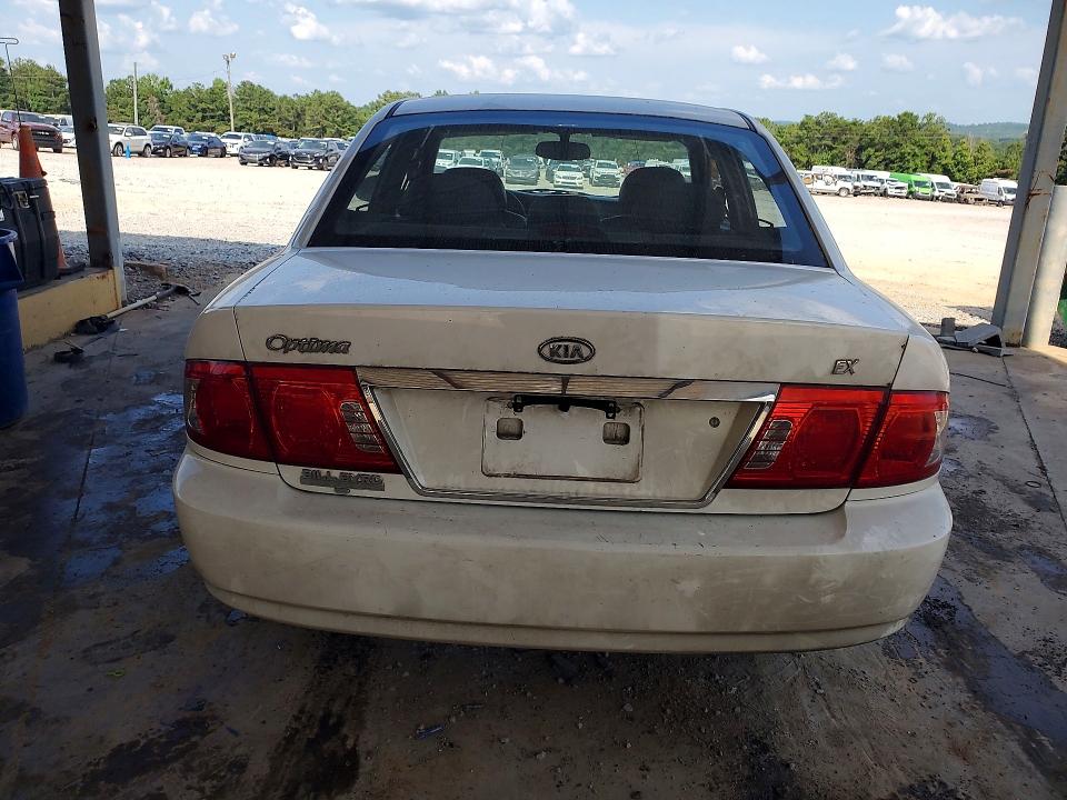 2004 Kia Optima VIN KNAGD126345306271 COPART salvage auction — SIDE, AL - CERT OF TITLE-SALVAGE TITLE (P), sold $500 on 2026-07-07 (photo 6)