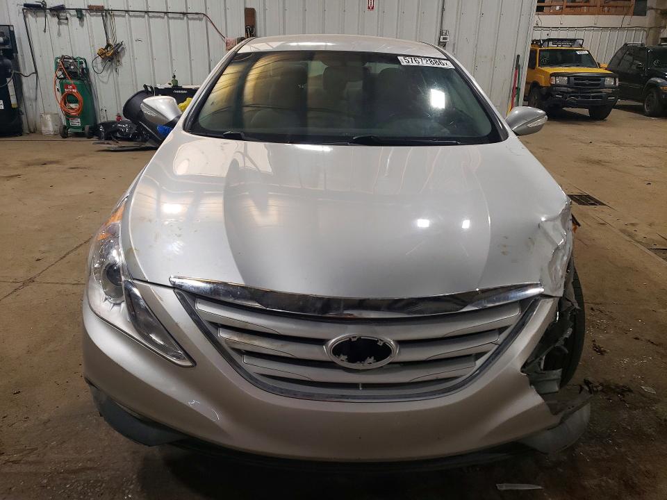 2014 Hyundai Sonata VIN 5NPEB4ACXEH919966 COPART salvage auction — FRONT END, Ak - Bill Of Sale- Salvage, sold $100 on 2026-07-14 (photo 5)
