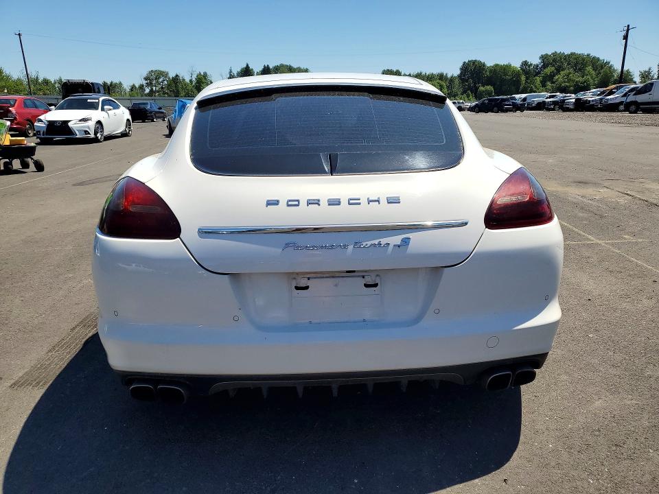 2011 Porsche Panamera VIN WP0AC2A7XBL091024 COPART salvage auction — FRONT END, Or - Salvage Title Certificate, sold $3,250 on 2026-07-02 (photo 6)