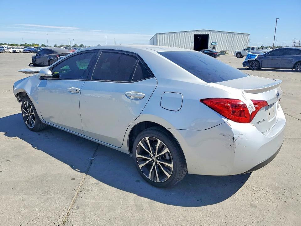 2017 Toyota Corolla VIN 5YFBURHE9HP691371 COPART salvage auction — FRONT END, Ca - Salvage Certificate, sold $1,800 on 2026-07-18 (photo 2)