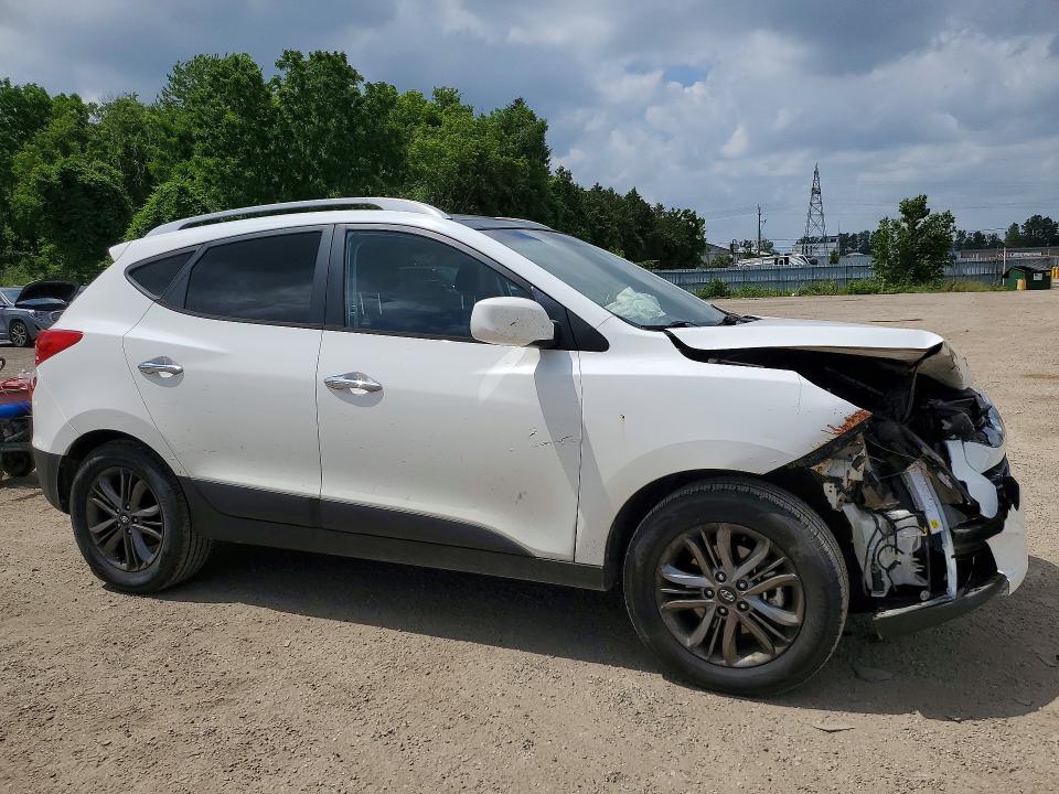 2014 Hyundai Tucson VIN KM8JUCAG6EU792589 COPART salvage auction — FRONT END, ON - PERMIT SALVAGE, sold $750 on 2026-07-16 (photo 4)