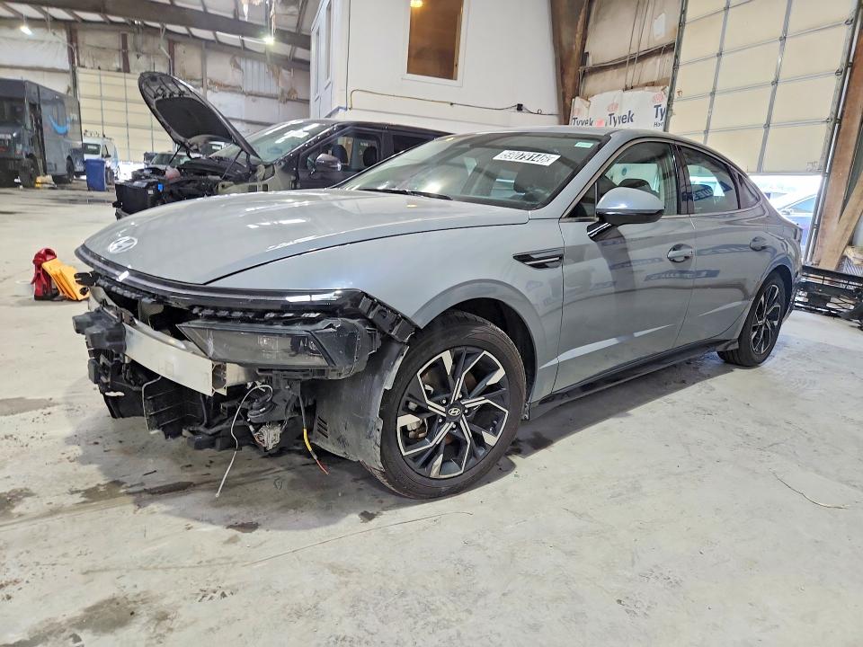 2024 Hyundai Sonata VIN KMHL64JA2RA398308 COPART salvage auction — REAR END, FL - CERT OF TITLE SLVG REBUILDABLE (P), sold $4,650 on 2026-07-08 (photo 1)