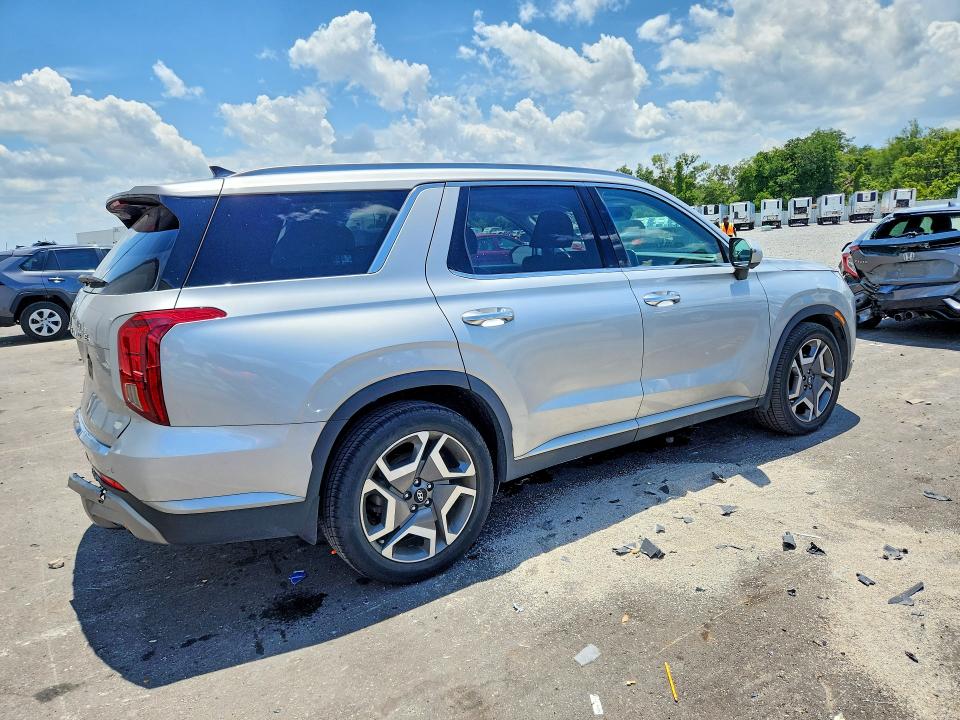 2023 Hyundai VIN KM8R44GE8PU547357 COPART salvage auction — REAR END, Fl - Cert Of Title Slvg Rebuildable, sold $13,300 on 2026-07-13 (photo 3)