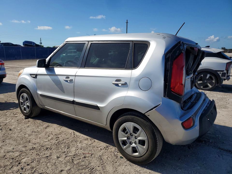 2012 Kia Soul VIN KNDJT2A53C7431428 COPART salvage auction — REAR END, Fl - Cert Of Title Slvg Rebuildable, sold $275 on 2026-07-15 (photo 2)
