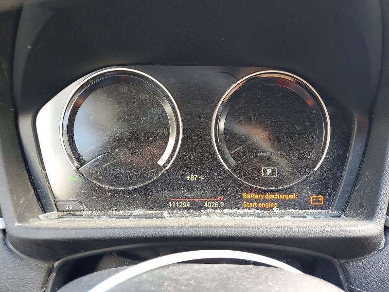 2021 BMW X1 VIN WBXJG7C0XM5T74003 COPART salvage auction — ROLLOVER, Tx - Salvage Vehicle Title, sold $1,550 on 2026-07-28 (photo 9)