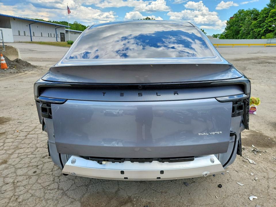 2026 Tesla Model y VIN 7SAYGDEE5TF386191 COPART salvage auction — REAR END, Ny - Mv-907A Salvage Certificate, sold $12,400 on 2026-07-23 (photo 6)