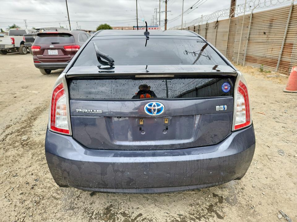 2015 Toyota Prius VIN JTDKN3DU5F1981793 COPART salvage auction — SIDE, Ca - Salvage Certificate, sold $925 on 2026-07-20 (photo 6)