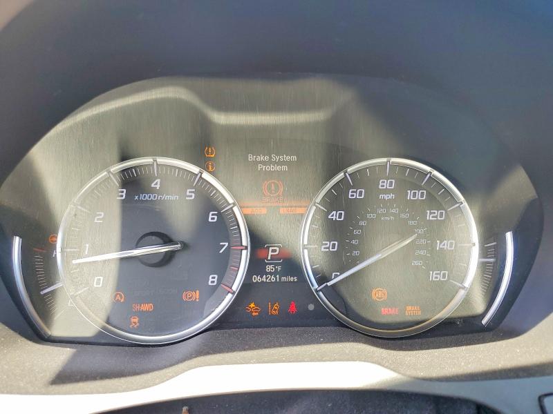 2020 Acura VIN 5J8YD4H31LL050651 COPART salvage auction — FRONT END, Salvage Title, sold $60 on 2026-07-27 (photo 9)