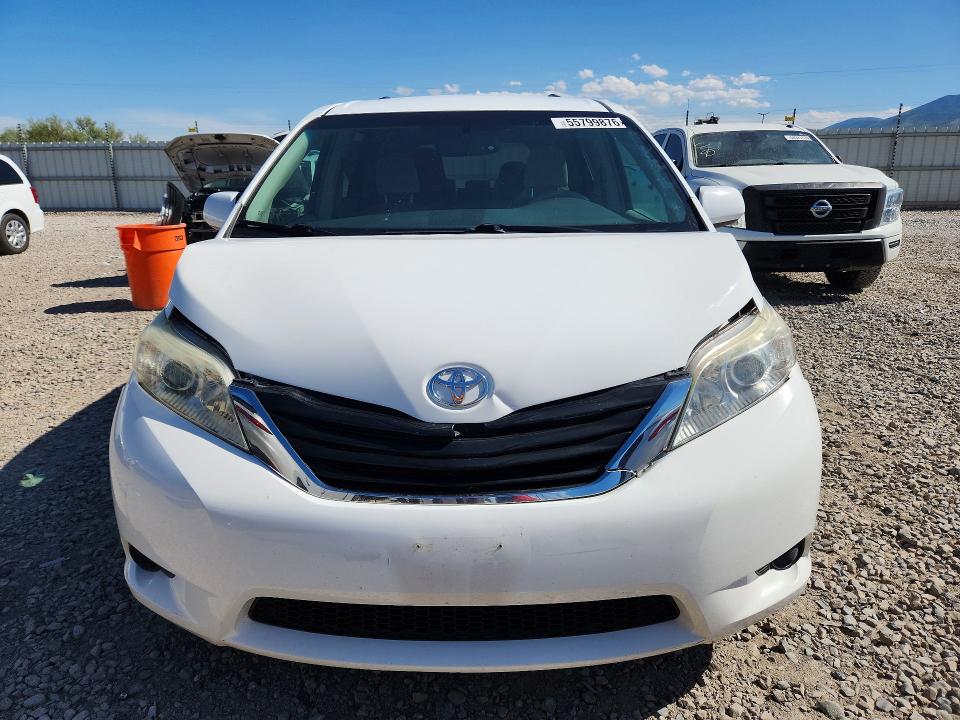 2011 Toyota Sienna VIN 5TDKK3DCXBS086085 COPART salvage auction — FRONT END, Ut - Salvage Certificate, sold $1,150 on 2026-07-24 (photo 5)